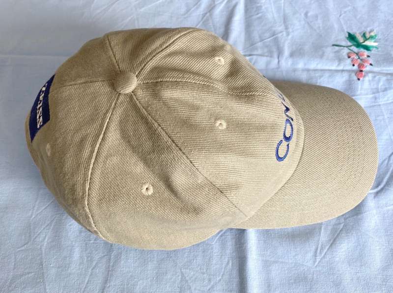 CONTAX ZEISS Baseball Cap rare grey , used, collectors item (Lot 2 used)