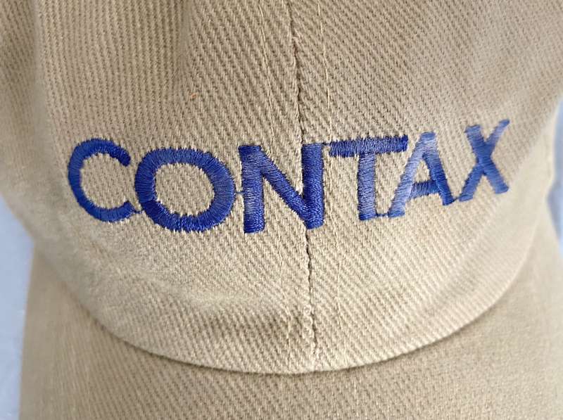 CONTAX ZEISS Baseball Cap rare grey , used, collectors item (Lot 2 used)