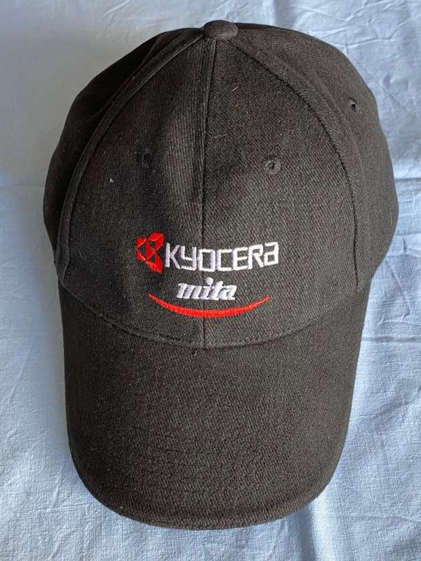 Kyocera Mita Baseball Cap, black ,new, vintage, collectors item
