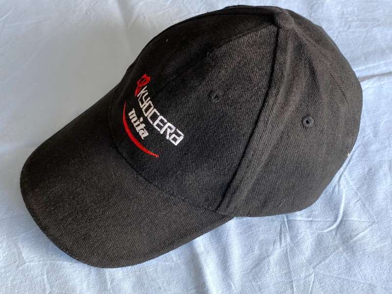 Kyocera Mita Baseball Cap, black ,new, vintage, collectors item