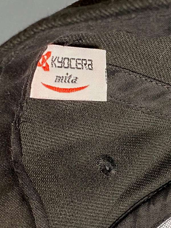 Kyocera Mita Baseball Cap, black ,new, vintage, collectors item