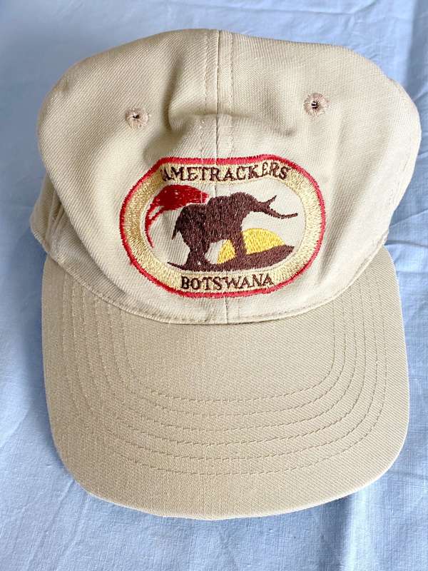 Baseball Cap Gametrackers Botswana, from the 90s ,hat, cap , wildlife, vintage, collectors item,