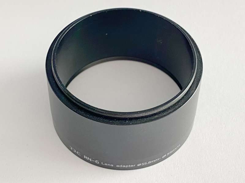 JJC RN-6 55.8mm to 55mm Conversion Lens Adapter Tube (Metal) for Panasonic DMW-LA3