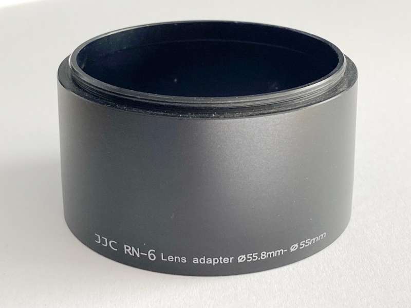 JJC RN-6 55.8mm to 55mm Conversion Lens Adapter Tube (Metal) for Panasonic DMW-LA3