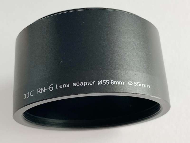JJC RN-6 55.8mm to 55mm Conversion Lens Adapter Tube (Metal) for Panasonic DMW-LA3