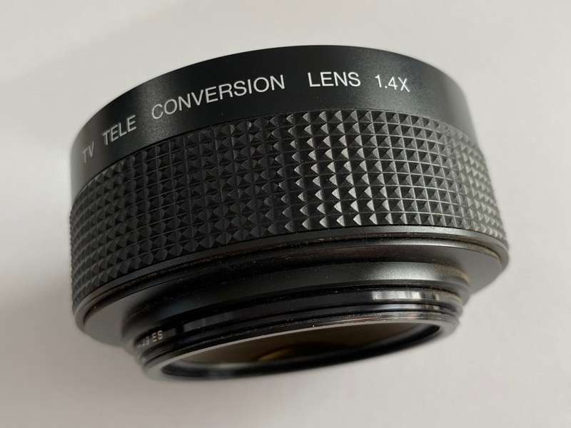 TV Tele conversion lens 1.4x with Adapterring 55mm -49mm and  Kenko 72mm 1A skylight Filter
