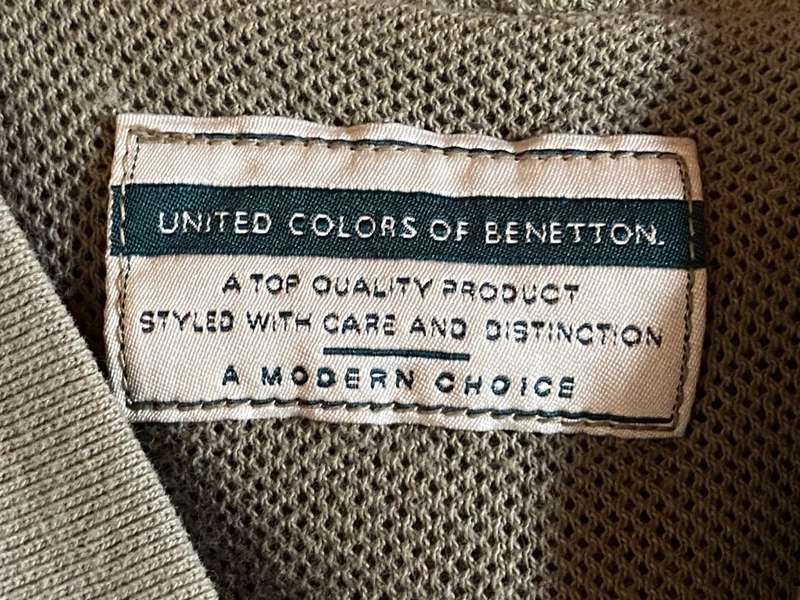 Benetton Jacket Pilot style Botswana ,size 54, more XL , olive-green ,in very good condition