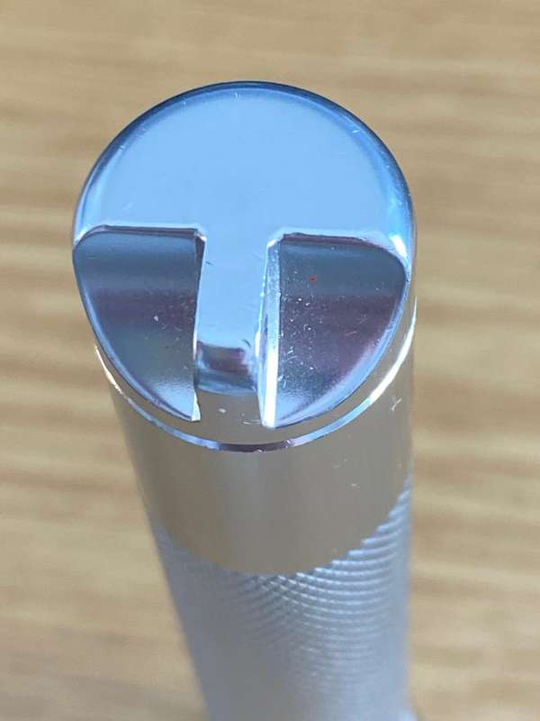 Mini Maglite AA , Aluminium, silver, Mag USA, Set (torch + 2 spare bulbs), torch like new,ever used