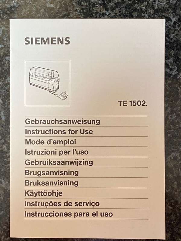 Siemens Egg Cooker TE 1502 , vintage, working, made in Germany