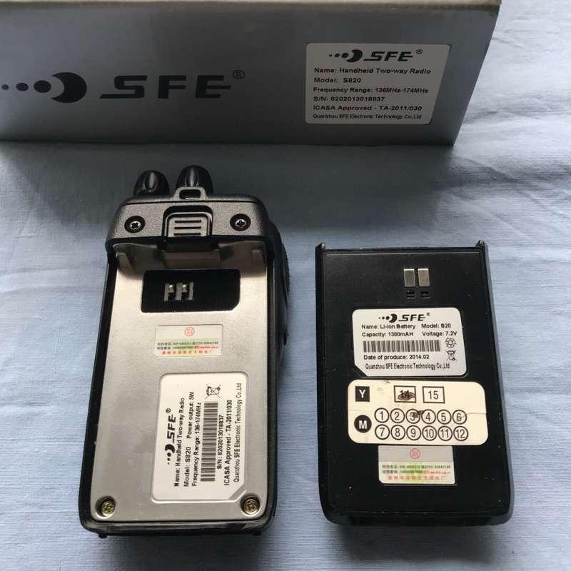 1 X SFE  Two Way Radio,handheld - WALKY TALKY # 8202013018837 , high quality professional long range