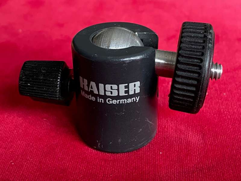 Kaiser Mini tripod ball head ,strong, made in Germany