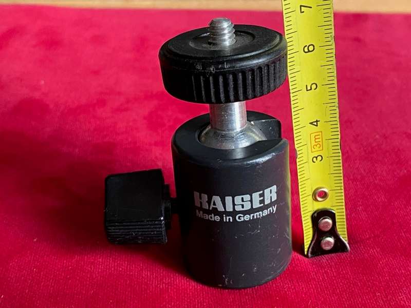 Kaiser Mini tripod ball head ,strong, made in Germany