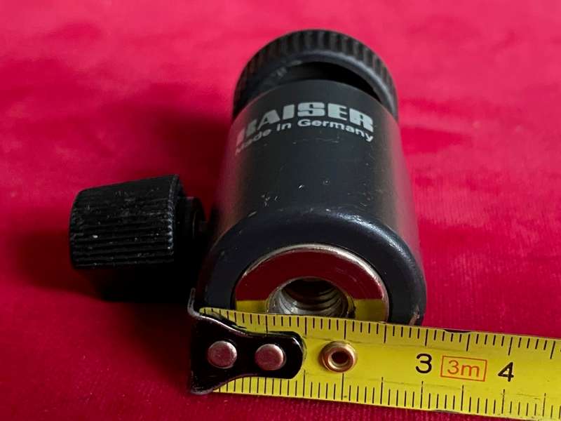 Kaiser Mini tripod ball head ,strong, made in Germany
