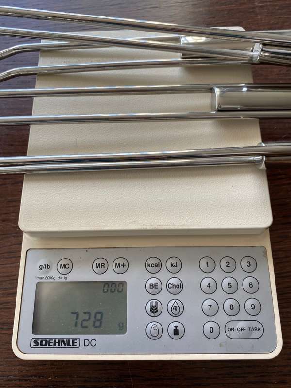 Luxus Barbeque Braai Tool Set , Stainless Steel/ Rostfrei from Germany , Brand :TCM , like new