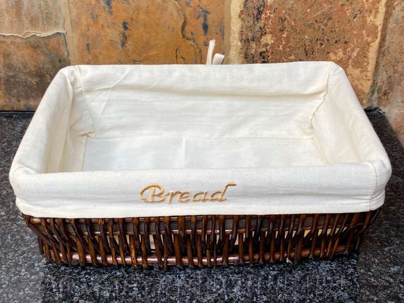 2 x Bread Basket 34cm x 24cm x 11cm and 33cm x 24cm x 6cm