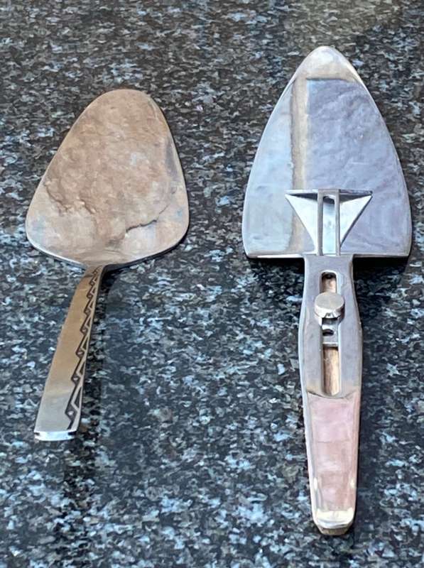 Cake Server Lot stainless steel ,Viners , vintage