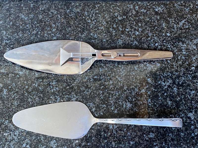 Cake Server Lot stainless steel ,Viners , vintage