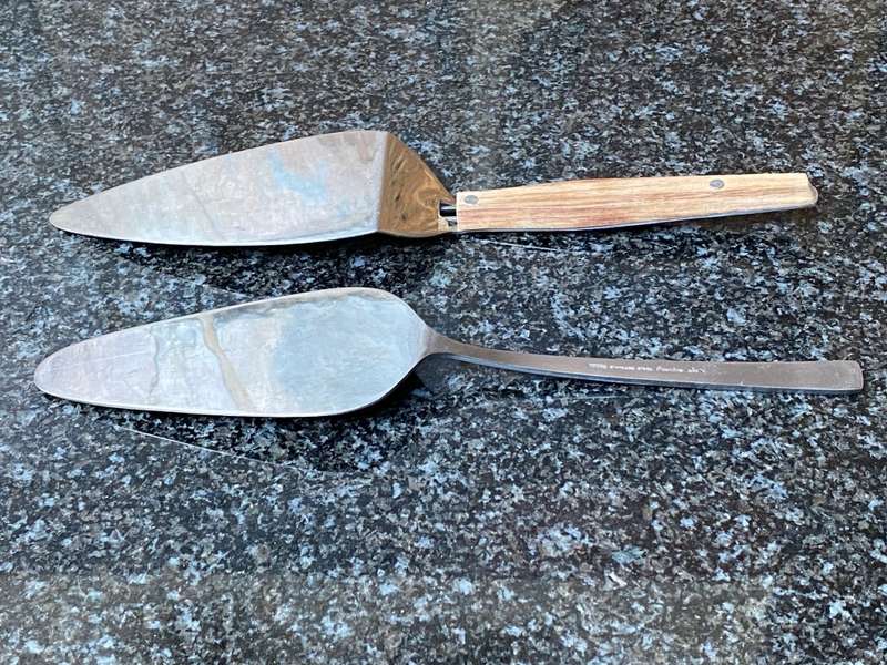 Cake Server Lot stainless steel ,Viners , vintage
