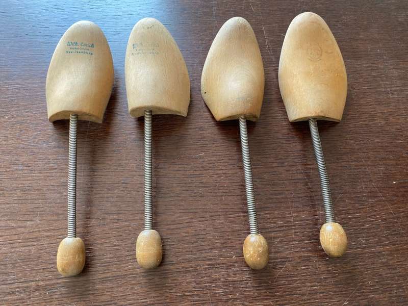 Wooden Shoe Spanner , Stretchers Lot, vintage, from Germany, collectors item