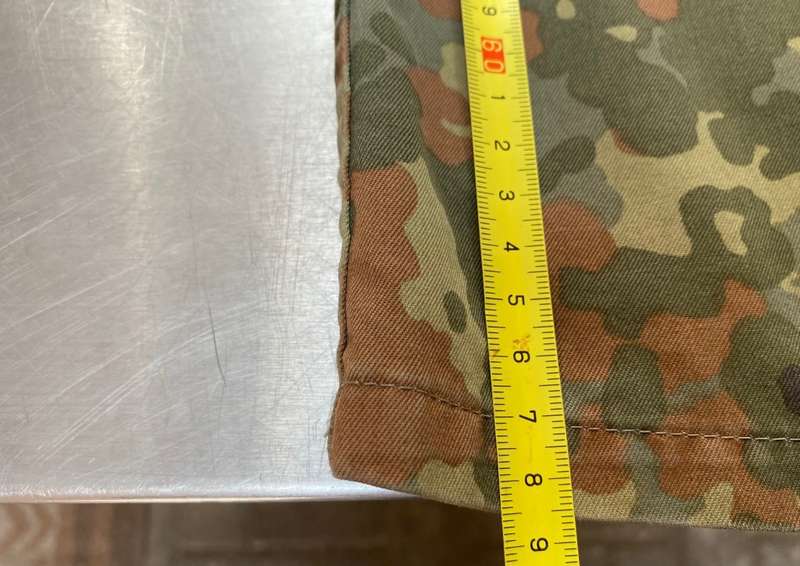German Millitary Army Jacket Zipped Fleck-tarn Camouflage,Gr  175-185 with Logo,