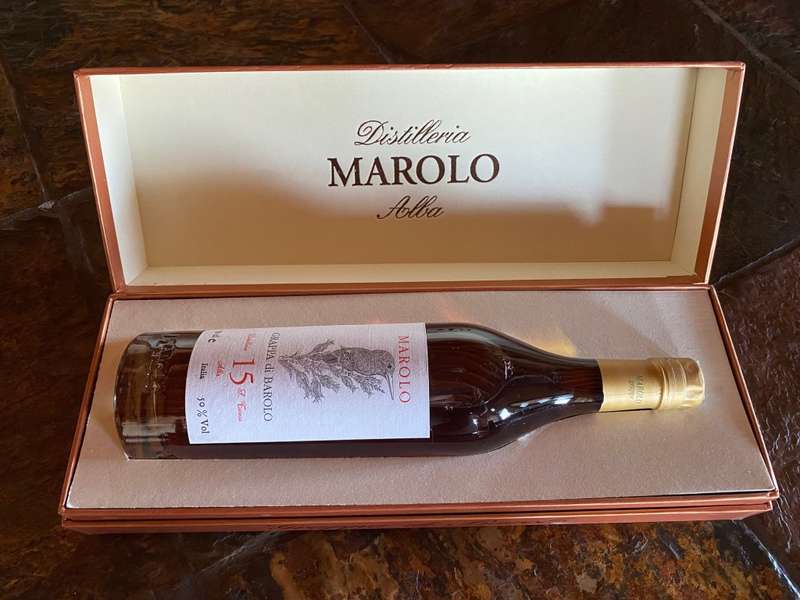 Marolo Grappa di Barolo 15 Year Old ,2005,vintage, sealed, Bar Item, Collectors Item