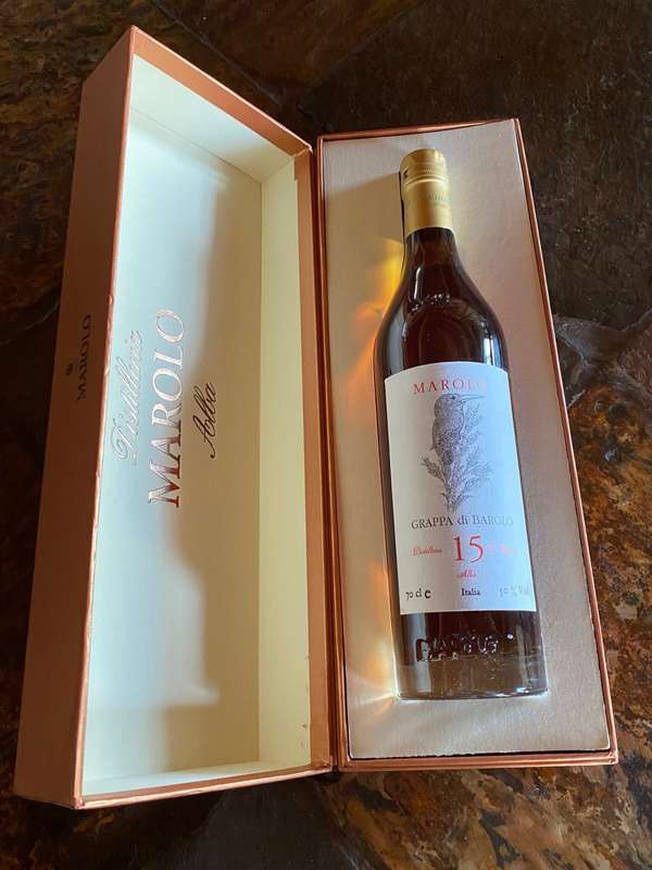 Marolo Grappa di Barolo 15 Year Old ,2005,vintage, sealed, Bar Item, Collectors Item