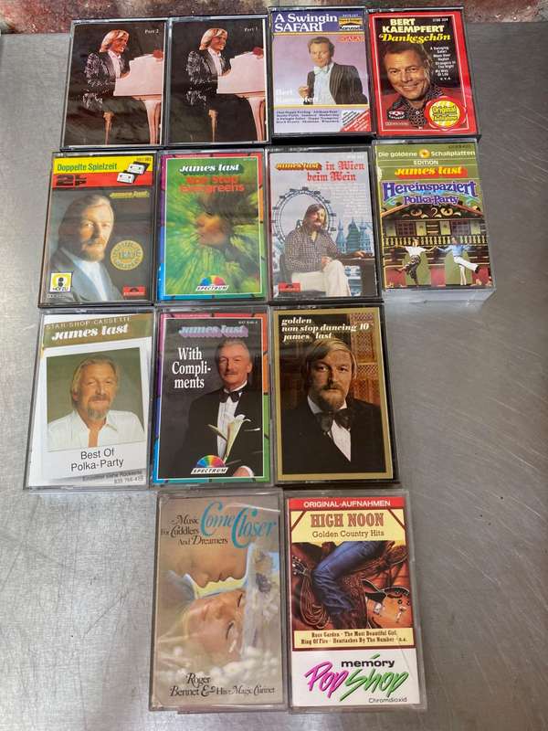 Audio Music Cassette tape:  Lot James Last + others