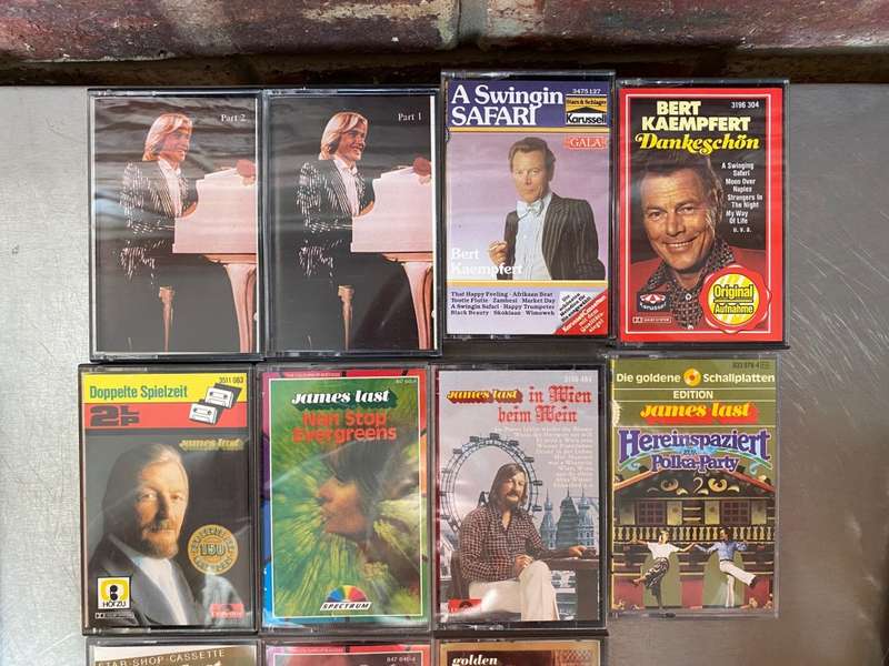 Audio Music Cassette tape:  Lot James Last + others