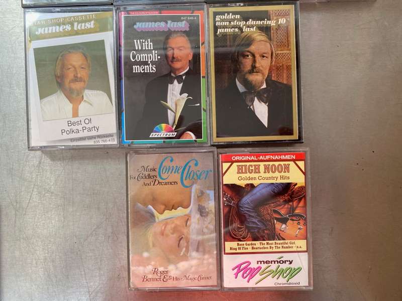 Audio Music Cassette tape:  Lot James Last + others