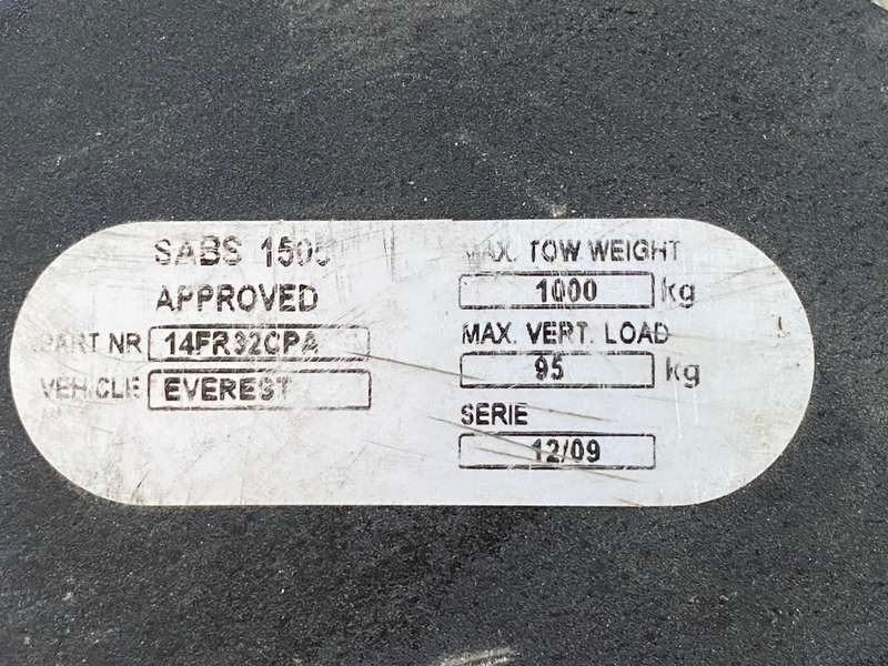 Ford Everest tow extension part Bosal 14FR32CPA, new, never used