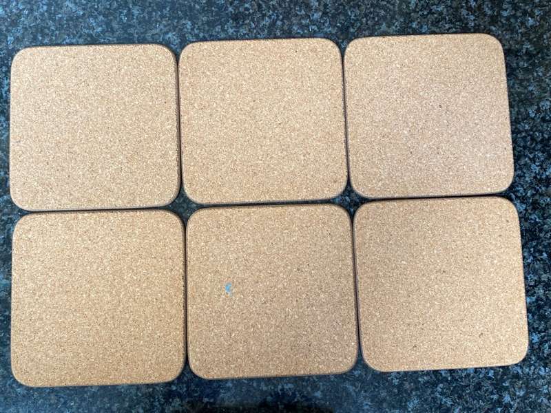English Mug Coasters Lot 1, cloversleaf, collectors item