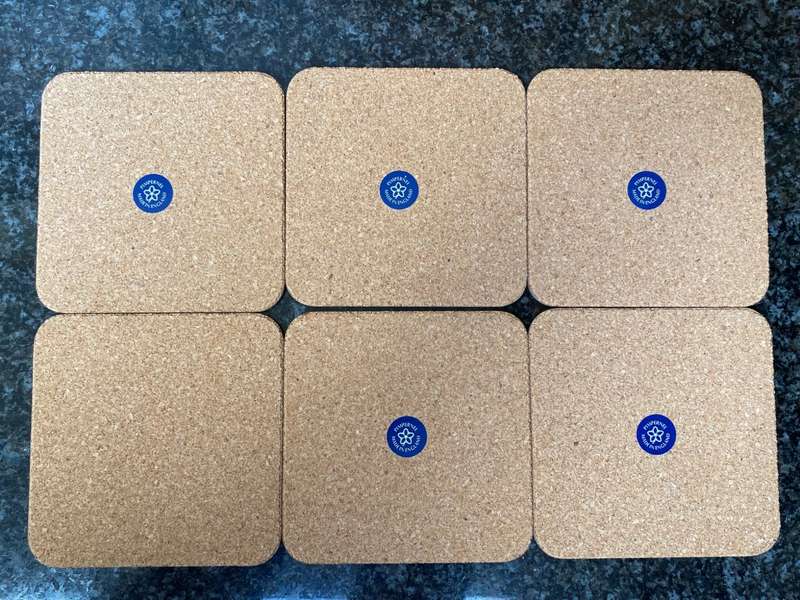 English Mug Coasters Cloverleaf Lot 2, collectors item