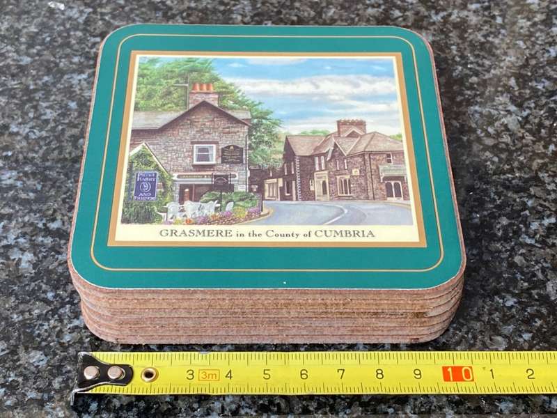 English Mug Coasters Cloverleaf Lot 2, collectors item