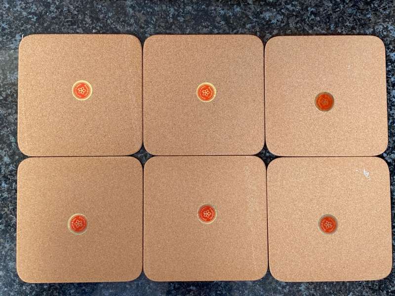 English Mug Coasters Pimpernel Acrylic Lot 3, collectors item