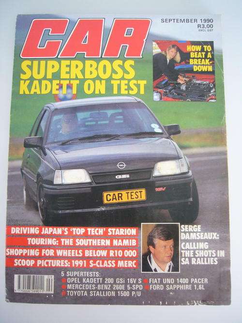 CAR MAGAZINE SEPTEMBER 1990