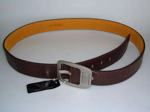 ARMANI  BELT GIORGIO ARMANI SIZE  115cm COLOR: BROWN