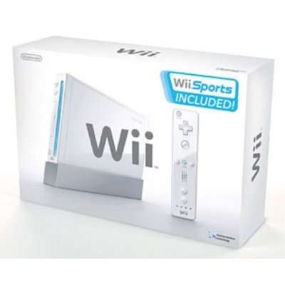 Nintendo Wii Console + Fit balance board+2 games+3 remotes with sleeves+gun