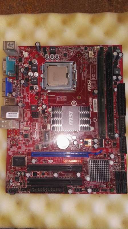 MSI G31 Motherboard With 2.6ghz duel core cpu and 2GB Ram