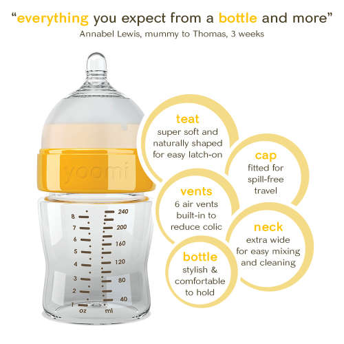 Yoomi 240ml Self-Warming Feeding System