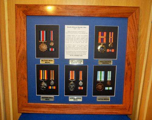 Commemorative 50th Anniversary Border War Medal Set Number 29/100