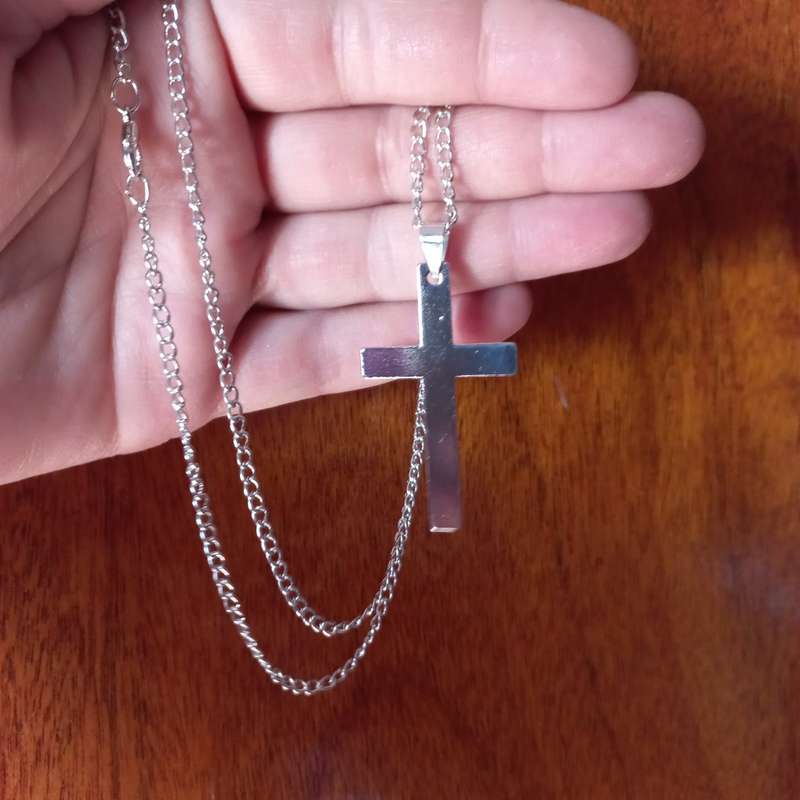 Stainless Steel chain and cross
