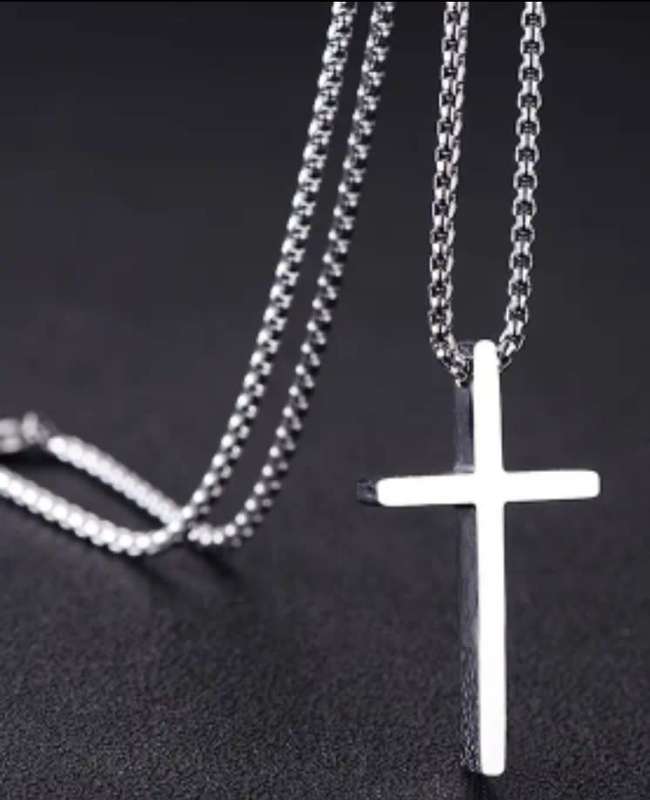 Stainless Steel Necklace with cross