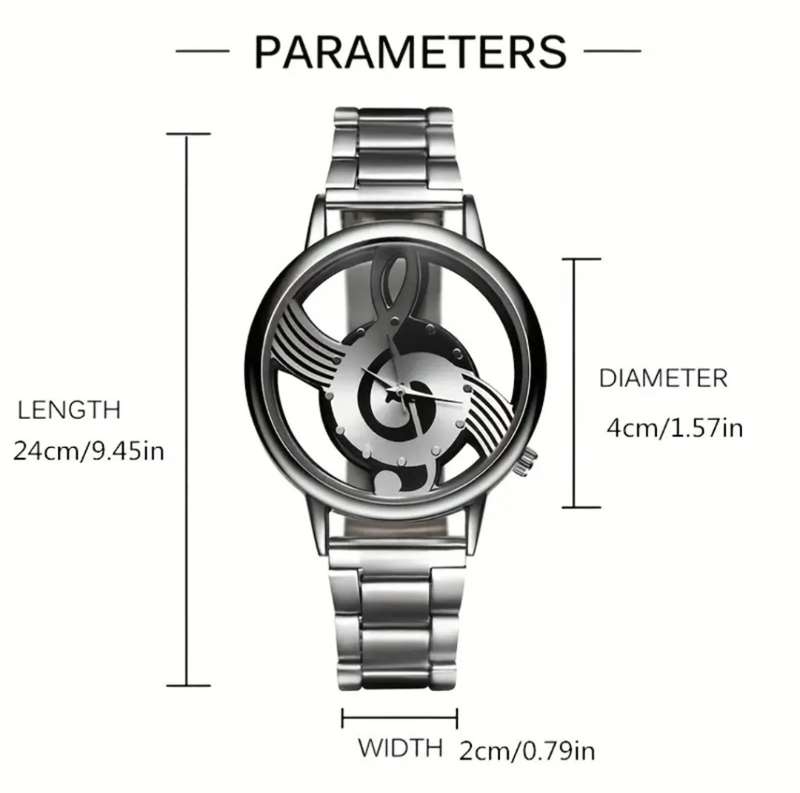 Unique Stainless steel unisex watch