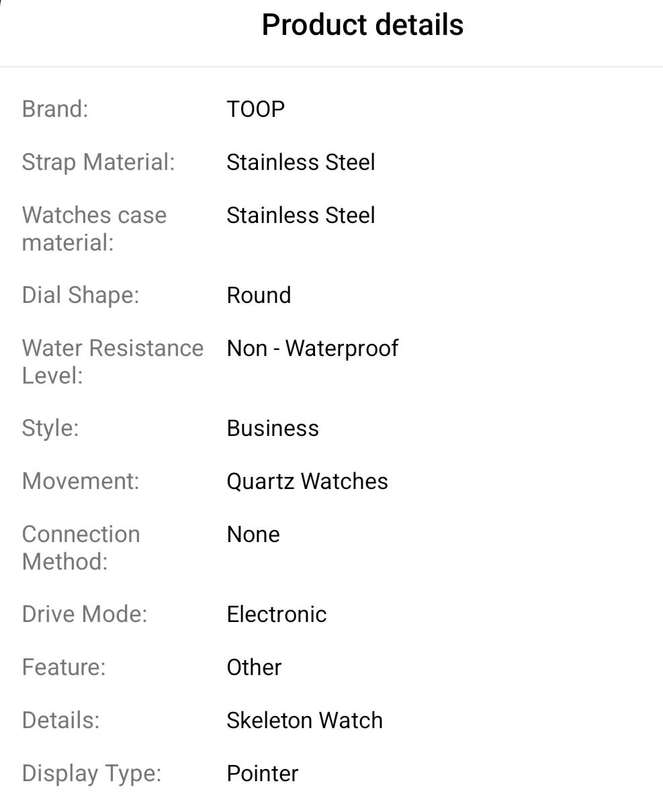 Unique Stainless steel unisex watch