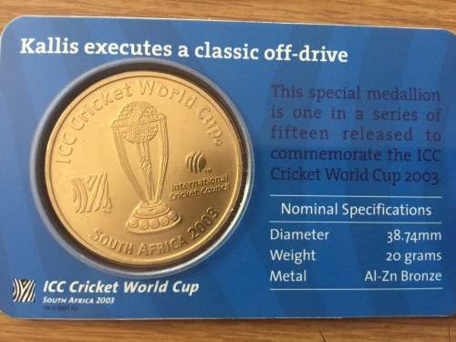 7 ** ICC Cricket World Cup 2003 ** Medallions