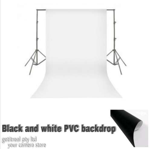 3×6m White and black PVC backdrop