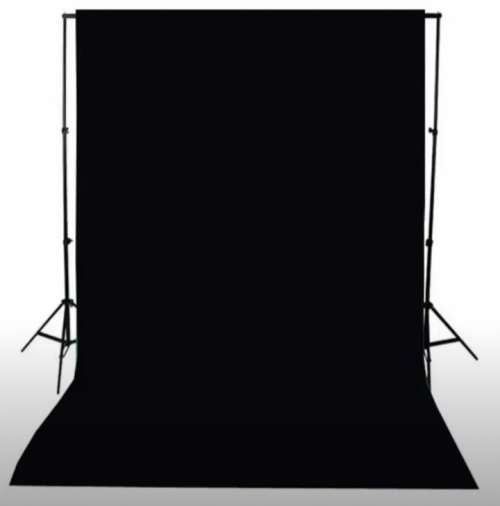 3×6m Pvc white and black Backdrop