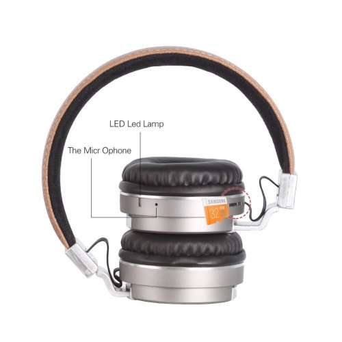 Bluetooth Headphones,Wireless On-Ear Folding Hi-Fi Stereo Headset with Microphones, Noise Canceling