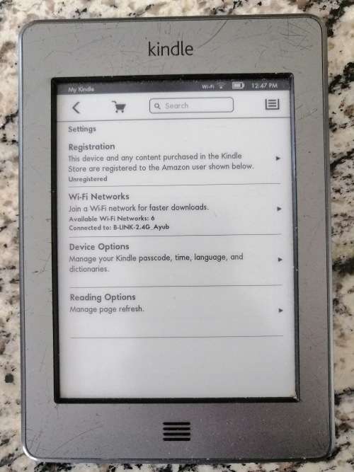 Amazon Kindle Touch - eBook reader - 4 GB - 6` Series Specs