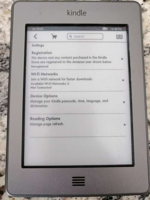 Amazon Kindle Touch - eBook reader - 4 GB - 6` Series Specs